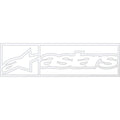 Alpinestars Astars Dos Decal/Sticker (White)
