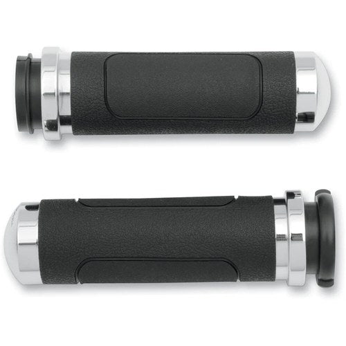 Avon V-Cruiser Grips for H-D Motorcycles w/Fly-By-Wire Throttle (Chrome)