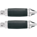 Avon Custom Contour Folding Foot Pegs for H-D Motorcycles (SPIKE Chrome)
