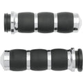 Avon Velvet Air Grips for H-D Motorcycles w/Fly-By-Wire Throttle (Chrome)