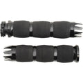 Avon Air Cushion Grips 1" for Metric Cruisers (EXCALIBUR Anodized Black)