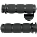 Avon Velvet Air Grips for H-D Motorcycles w/Cable Throttle (THROTTLE Boss Black)