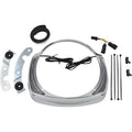 Ciro LED Fang Headlight Bezel w/ Running Lights (Chrome) 45200