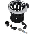 Ciro Drink Holder with Handlebar Mount for 1" or 7/8" Bars (Black) 50413
