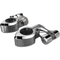 Ciro Highway Peg Mounting Kit w/ Clevis for H-D "D" Spring Pegs (Chrome) 60002