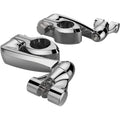 Ciro Highway Peg Mounting Kit w/Clevis & Extention Arm (Chrome) 60004