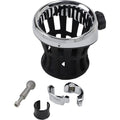 Ciro Drink Holder with Handlebar Mount for 1" or 7/8" Bars (Chrome) 50412
