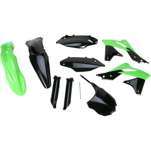 Acerbis Full Plastic Kit (Green/Black OEM '13) 2314183914