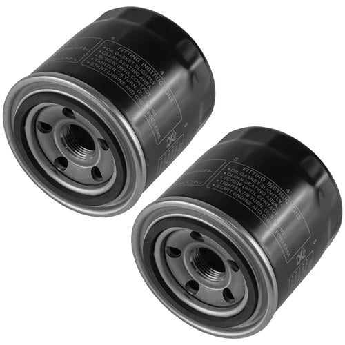 2 Pack Oil Filter for Kawasaki KAF540 Mule 2010 2020 2030 ZX636 Ninja ZX-6R ABS