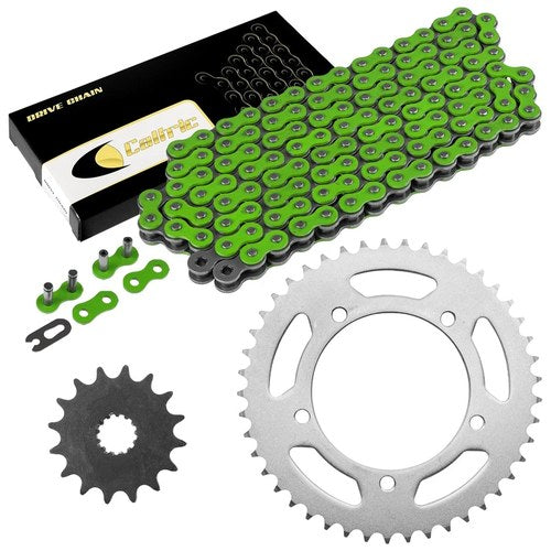 Drive Chain & Sprockets Kit For Suzuki GSX-R600 GSXR600 2001 2002 2003 2004 2005