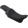 Drag Specialties Predator 2-Up Seat - Diamond - Solar Leather (Black) 0801-1270
