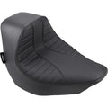 Drag Specialties EZ-Solo Seat, Scorpion Stitch, Vinyl, FLFB/S (Black) 0802-1185