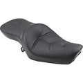 Drag Specialties Low Profile Double Bucket Pillow 2-Up Seat (Black) 0804-0626