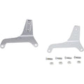 Drag Specialties Sissy Bar Side Plates - 18+ Fxlr (Chrome) Pair | 50264180