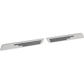 Drag Specialties Saddlebag Latch Inserts, Ball Milled (Chrome) 720022-BC3H