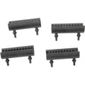 Drag Specialties Replacement Saddlebag Lid Cushions (Black) 4 Pack | S77-0150-C