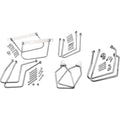 Drag Specialties Saddlebag Support Brackets - FX (Chrome) Pair | 77-0030