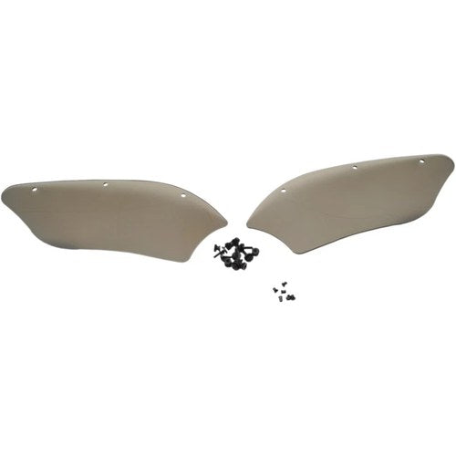 Memphis Shades Batwing Fairing Wind Deflectors (Black) Pair | MEM7021