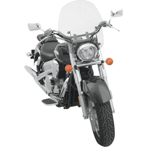 Memphis Shades Alley Cat Windshield - 9" Headlight Cutout (Solar/Gray) MEP5629