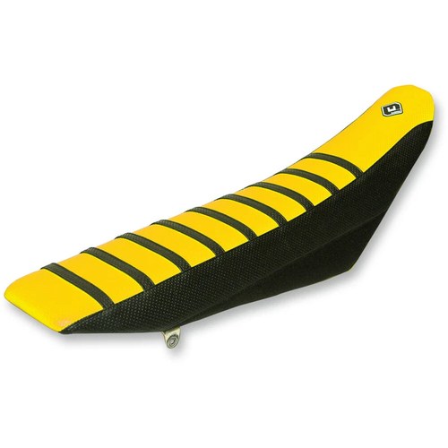 Flu Designs Pro Rib Seat Cover - Rmz 250 (Black / Yellow) 45503