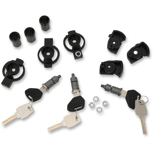 Givi Security Key Lock Set - 3 piece (Black / Silver) SL103