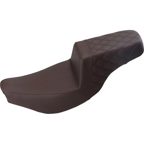 Saddlemen Step Up 2-Up Seat - Driver Passenger Diamond (Brown) I14-07-173BR