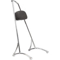Burly Brand Sissy Bar w/ Backrest Pad (Chrome) Tall | B13-1505C