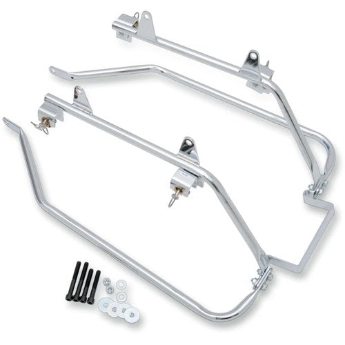 Cycle Visions BaggerTail Saddlebag Mount for Softail Models (Chrome) CV-7205