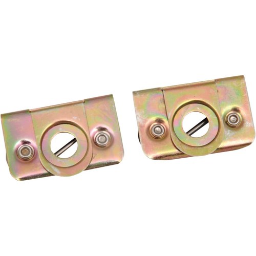 Cycle Visions Saddlebag Receptacles - 1/4 Turn (Brass) Pair | CV7273