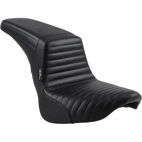 Le Pera Kickflip Seat - Pleated - Softail '18+ (Black) LYR-590PT