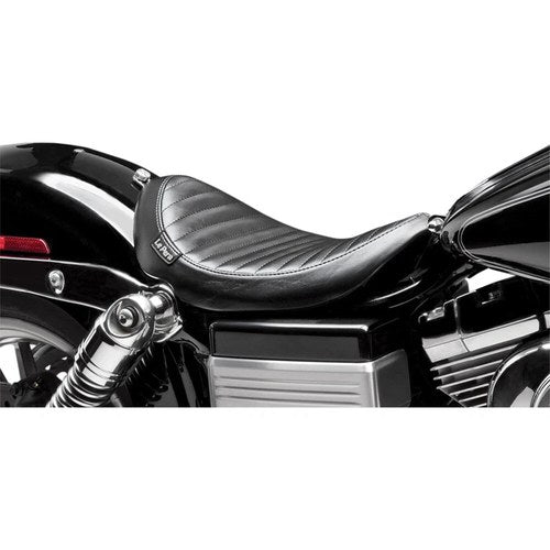 Le Pera Lil Nugget Solo Seat - Pleated - Fxd '06-'17 (Black) LK-111PT