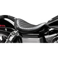 Le Pera Lil Nugget Solo Seat - Pleated - Fxd '06-'17 (Black) LK-111PT
