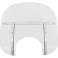 Memphis Shades Fats Windshield - 13" - 9" Headlight (Clear) MEM3510