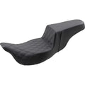 Saddlemen Step Up 2-Up Seat - Lattice Stitched - Flh (Black) 808-07B-172E