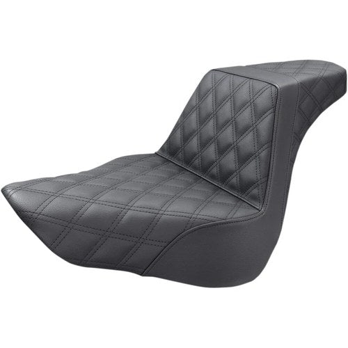 Saddlemen Step Up 2-Up Seat - Lattice Stitched (Black) 818-27-175