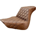 Saddlemen Step Up 2-Up Seat - Lattice Stitched (Brown) 818-27-175BR