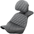 Saddlemen Explorer Seat - Lattice Stitched - Backrest (Black) 818-29-030LS