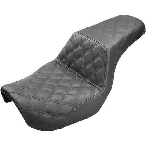 Saddlemen Step Up 2-Up Seat - Lattice Stitched - Dyna (Black) 806-04-175