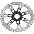 Arlen Ness Front Floating Brake Rotor - 7 Valve - 14" - Black | 33-10301-203