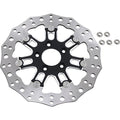 Arlen Ness Front Floating Brake Rotor - 7 Valve - 11.8" - Black | 33-10301-202