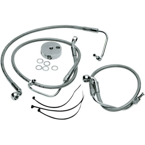 Drag Specialties Front Brake Line FLHR94-07 Stainless Steel | 640410