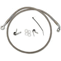 Drag Specialties Front Brake Line Clear-Coated Stainless Steel | 660313