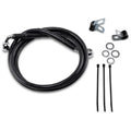 Drag Specialties +6" Brake Line - Black Vinyl - Front - 99-07FXST | 640210-6BLK