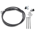 Drag Specialties +2" Brake Line - Front - Black Vinyl - 95-99FXD | 640113-2BLK