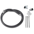 Drag Specialties Front Brake Line Fxd 95-99 Black | 640113-BLK