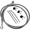 Drag Specialties +2" Brake Line - Front - Stainless Steel - 00-07FLST | 660214-2