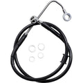 Drag Specialties Brake Line - 15-17 Softail - Black | 618300-BLK