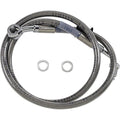 Drag Specialties Brake Line - 18- Softail - Stainless Steel +6" | 618620-6