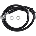 Drag Specialties Brake Line - 18- Softail - Black +2" | 618620-2BLK