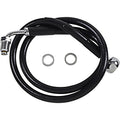 Drag Specialties Brake Line - 18- Softail - Black +6" | 618601-6BLK